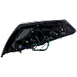 Driver Side Tail Light, with Bulb, Halogen, Amber, Clear and Red Lens, Sedan