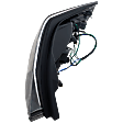 Driver Side Tail Light, with Bulb, Halogen, Amber, Clear and Red Lens, Sedan