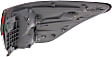 Driver Side Tail Light, with Bulb, Halogen, Clear and Red Lens, Except Hybrid Models, CAPA CERTIFIED