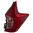 Passenger Side Tail Light, with Bulb, Halogen, Clear and Red Lens, 4 Cyl., 1.6L Engine