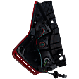 Passenger Side Tail Light, with Bulb, Halogen, Clear and Red Lens, 4 Cyl., 1.6L Engine