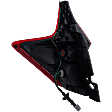 Passenger Side Tail Light, with Bulb, Halogen, Clear and Red Lens, 4 Cyl., 1.6L Engine