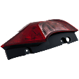 Passenger Side Tail Light, with Bulb, Halogen, Clear and Red Lens, 4 Cyl., 1.6L Engine