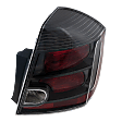 Passenger Side Tail Light, with Bulb, Halogen, Clear and Red Lens, SR/SE-R/SE-R Spec V Models, CAPA CERTIFIED