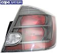Passenger Side Tail Light, with Bulb, Halogen, Clear and Red Lens, SR/SE-R/SE-R Spec V Models, CAPA CERTIFIED