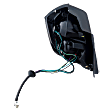 Passenger Side Tail Light, with Bulb, Halogen, Clear and Red Lens, SR/SE-R/SE-R Spec V Models, CAPA CERTIFIED