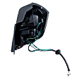 Driver Side Tail Light, with Bulb, Halogen, Clear and Red Lens, SR/SE-R/SE-R Spec V Models