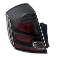 Driver Side Tail Light, with Bulb, Halogen, Clear and Red Lens, SR/SE-R/SE-R Spec V Models, CAPA CERTIFIED