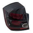 Driver Side Tail Light, with Bulb, Halogen, Clear and Red Lens, SR/SE-R/SE-R Spec V Models, CAPA CERTIFIED