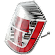 Passenger Side Tail Light, with Bulb, Halogen, Clear and Red Lens, Base/S/SL Models