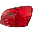 Passenger Side, Outer Tail Light, with Bulb, Halogen, Red Lens, 4 Cyl., 2.5L Engine