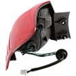 Passenger Side, Outer Tail Light, with Bulb, Halogen, Red Lens, 4 Cyl., 2.5L Engine, CAPA CERTIFIED