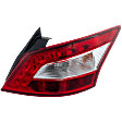 Passenger Side Tail Light, with Bulb, Halogen, Clear and Red Lens, 6 Cyl., 3.5L Engine