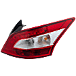 Passenger Side Tail Light, with Bulb, Halogen, Clear and Red Lens, 6 Cyl., 3.5L Engine