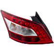Driver Side Tail Light, with Bulb, Halogen, Clear and Red Lens, 6 Cyl., 3.5L Engine