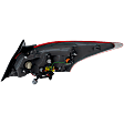 Driver Side Tail Light, with Bulb, Halogen, Clear and Red Lens, 6 Cyl., 3.5L Engine