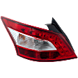 Driver Side Tail Light, with Bulb, Halogen, Clear and Red Lens, 6 Cyl., 3.5L Engine, CAPA CERTIFIED