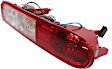 Driver Side Tail Light, with Bulb, Halogen, Clear and Red Lens