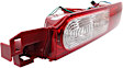 Driver Side Tail Light, with Bulb, Halogen, Clear and Red Lens