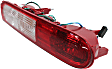 Driver Side Tail Light, with Bulb, Halogen, Clear and Red Lens, CAPA CERTIFIED