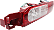 Driver Side Tail Light, with Bulb, Halogen, Clear and Red Lens, CAPA CERTIFIED
