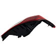 Passenger Side Tail Light, with Bulb, Halogen, Clear and Red Lens, 4 Cyl., 1.6L Engine, Sedan