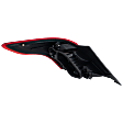Passenger Side Tail Light, with Bulb, Halogen, Clear and Red Lens, 4 Cyl., 1.6L Engine, Sedan