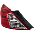 Driver Side Tail Light, with Bulb, Halogen, Clear and Red Lens, 4 Cyl., 1.6L Engine, Sedan