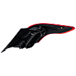 Driver Side Tail Light, with Bulb, Halogen, Clear and Red Lens, 4 Cyl., 1.6L Engine, Sedan
