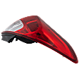 Driver Side Tail Light, with Bulb, Halogen, Clear and Red Lens, 4 Cyl., 1.6L Engine, Sedan