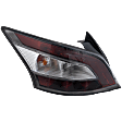 Driver Side Tail Light, with Bulb, Halogen, Clear Lens, 6 Cyl., 3.5L Engine, CAPA CERTIFIED