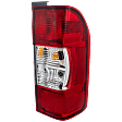 Passenger Side Tail Light, with Bulb, Halogen, Clear and Red Lens, Except NV200 Models