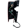 Passenger Side Tail Light, with Bulb, Halogen, Clear and Red Lens, Except NV200 Models, CAPA CERTIFIED