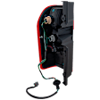 Passenger Side Tail Light, with Bulb, Halogen, Clear and Red Lens, Except NV200 Models, CAPA CERTIFIED