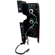 Driver Side Tail Light, with Bulb, Halogen, Clear and Red Lens, Except NV200 Models, CAPA CERTIFIED