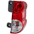 Passenger Side Tail Light, with Bulb, Halogen, Clear and Red Lens, 4 Cyl., 2.0L Engine