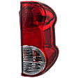 Passenger Side Tail Light, with Bulb, Halogen, Clear and Red Lens, 4 Cyl., 2.0L Engine, CAPA CERTIFIED