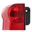 Driver Side Tail Light, with Bulb, Halogen, Clear and Red Lens, 4 Cyl., 2.0L Engine