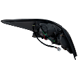Passenger Side Tail Light, with Bulb, Halogen, Clear and Red Lens
