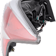 Passenger Side Tail Light, with Bulb, LED, Clear and Red Lens
