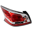 Driver Side Tail Light, with Bulb, LED, Clear and Red Lens, CAPA CERTIFIED