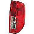 Passenger Side Tail Light, with Bulb, Halogen, Clear and Red Lens, Production Date From February 2014