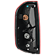 Passenger Side Tail Light, with Bulb, Halogen, Clear and Red Lens, Production Date From February 2014