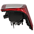 Passenger Side Tail Light, with Bulb, Halogen, Clear and Red Lens, Production Date From February 2014