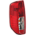 2014-2021 Nissan Frontier - Driver Side Tail Light, with Bulb, Halogen, Clear and Red Lens, Production Date From February 2014