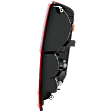 2014-2021 Nissan Frontier - Driver Side Tail Light, with Bulb, Halogen, Clear and Red Lens, Production Date From February 2014