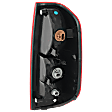 2014-2021 Nissan Frontier - Driver Side Tail Light, with Bulb, Halogen, Clear and Red Lens, Production Date From February 2014