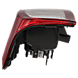 2014-2021 Nissan Frontier - Driver Side Tail Light, with Bulb, Halogen, Clear and Red Lens, Production Date From February 2014