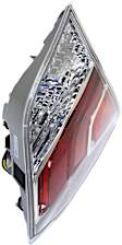 Driver Side, Inner Tail Light, with Bulb, LED, Clear and Red Lens