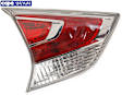 Driver Side, Inner Tail Light, with Bulb, LED, Clear and Red Lens, CAPA CERTIFIED